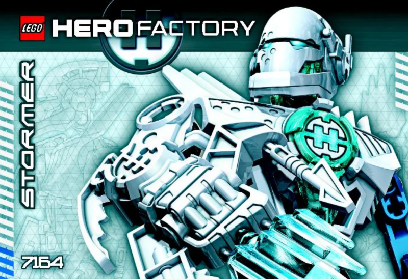 Image de la première page du manuel de l'appareil Hero Factory 7164