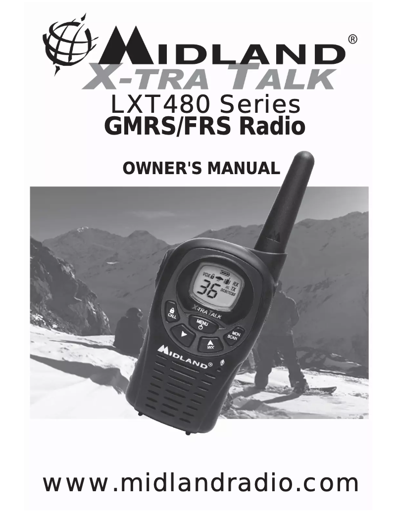 Image de la première page du manuel de l'appareil LXT480VP3