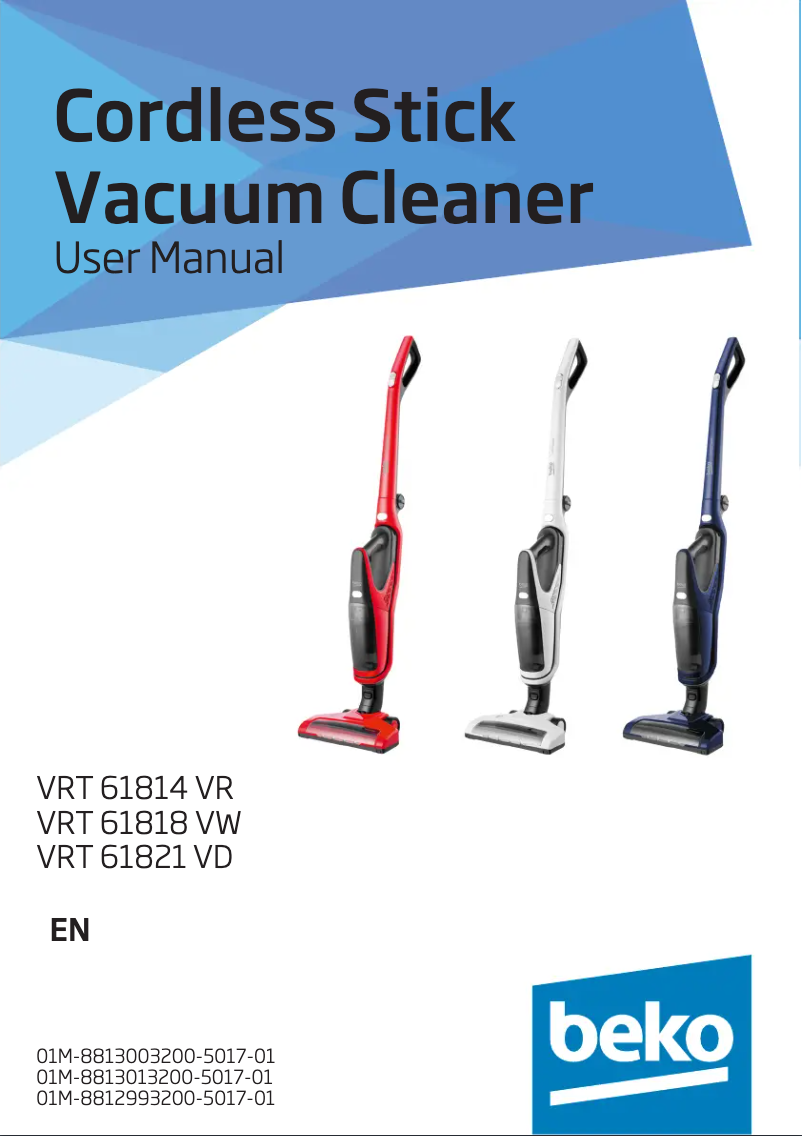 Page n°1 - Manuel utilisateur Beko VRT61821V