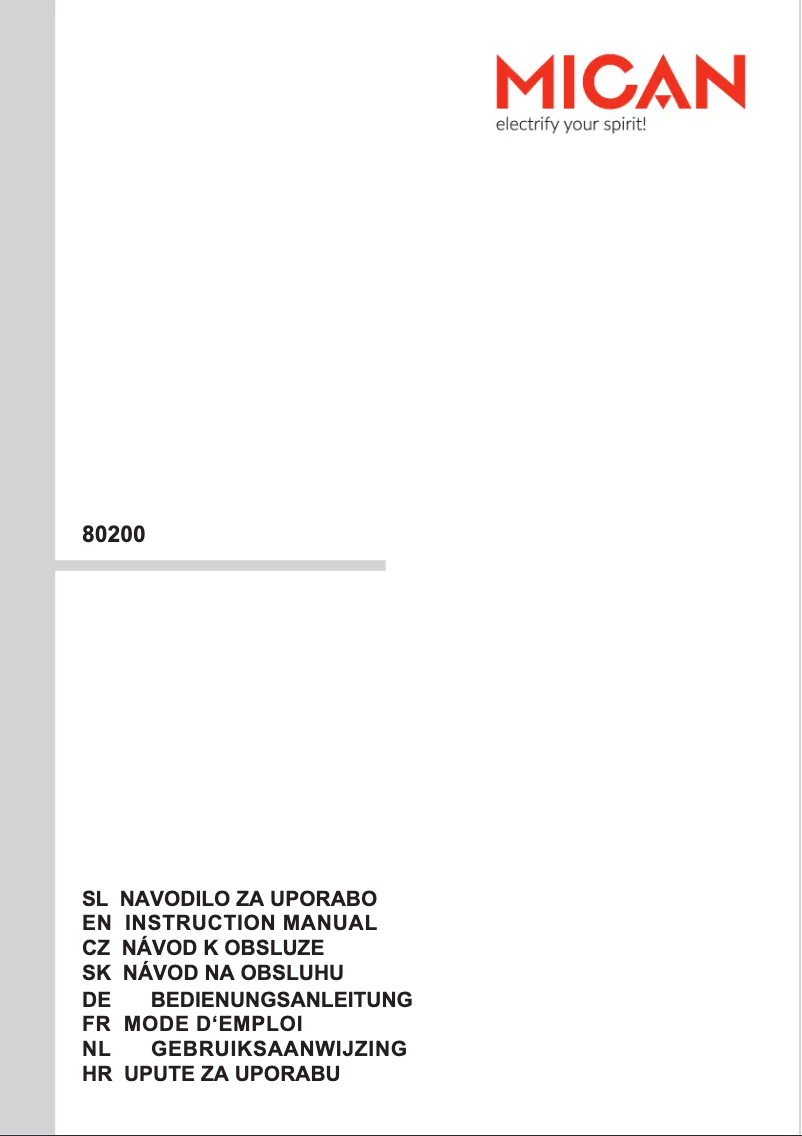 Imagen de la primera página del manual del dispositivo 80200