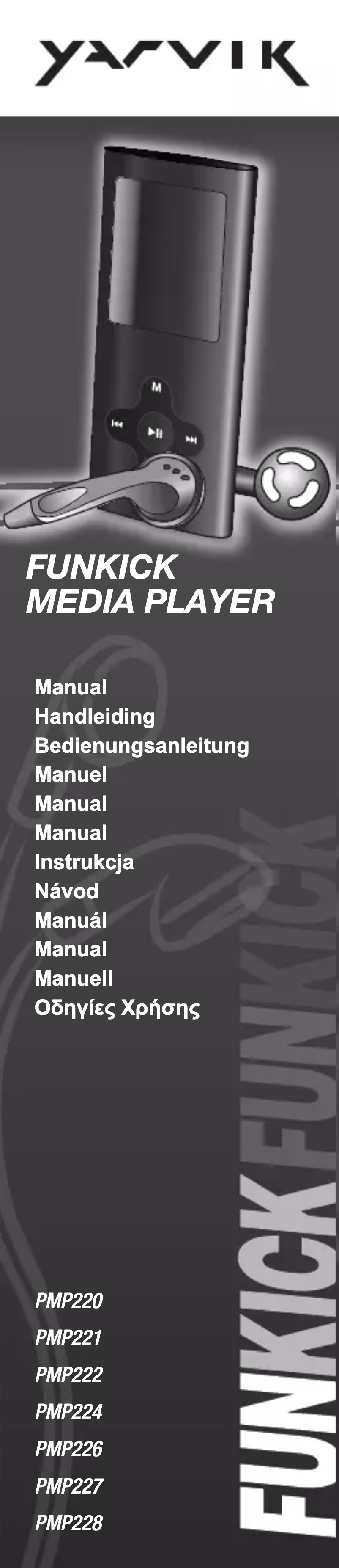 Page 1 de la notice Manuel utilisateur Yarvik Funkick PMP221