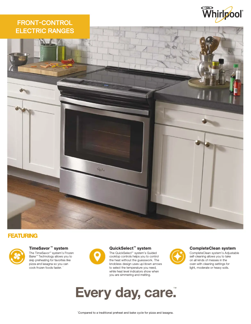 Page 1 de la notice Fiche technique Whirlpool WEE510S0FB