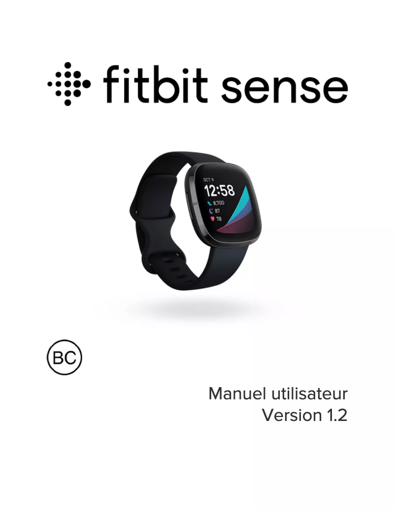 Image de la première page du manuel de l'appareil Sense