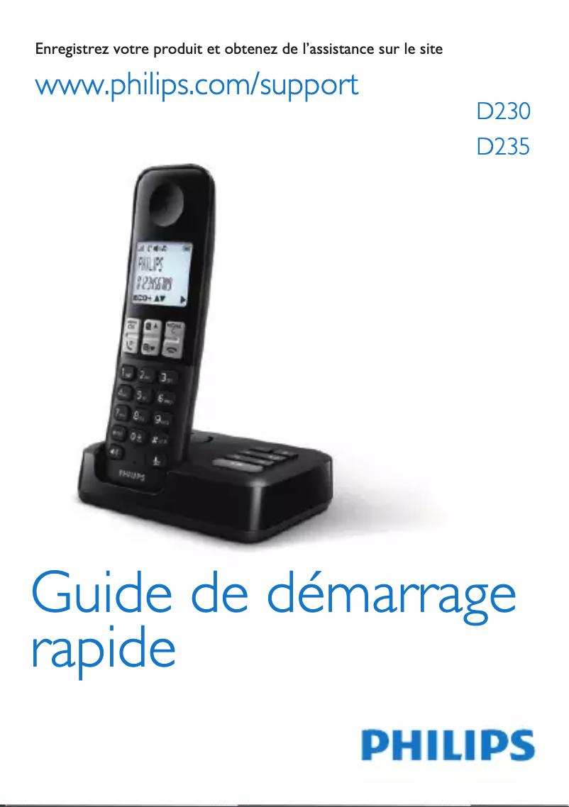 Imagen de la primera página del manual del dispositivo D2351W