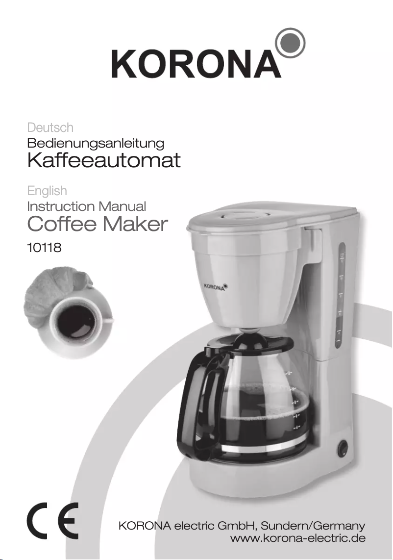 Página 1 del manual Manual de usuario Korona 10118