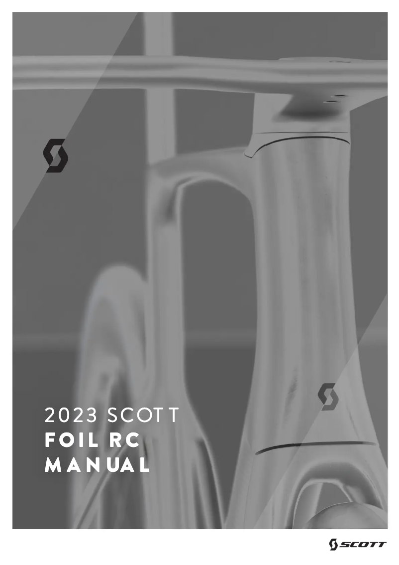 Page 1 de la notice Manuel utilisateur Scott Foil RC