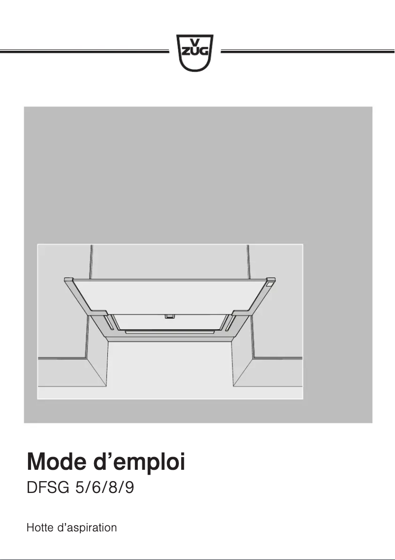 Image de la première page du manuel de l'appareil DF-SG 5/6