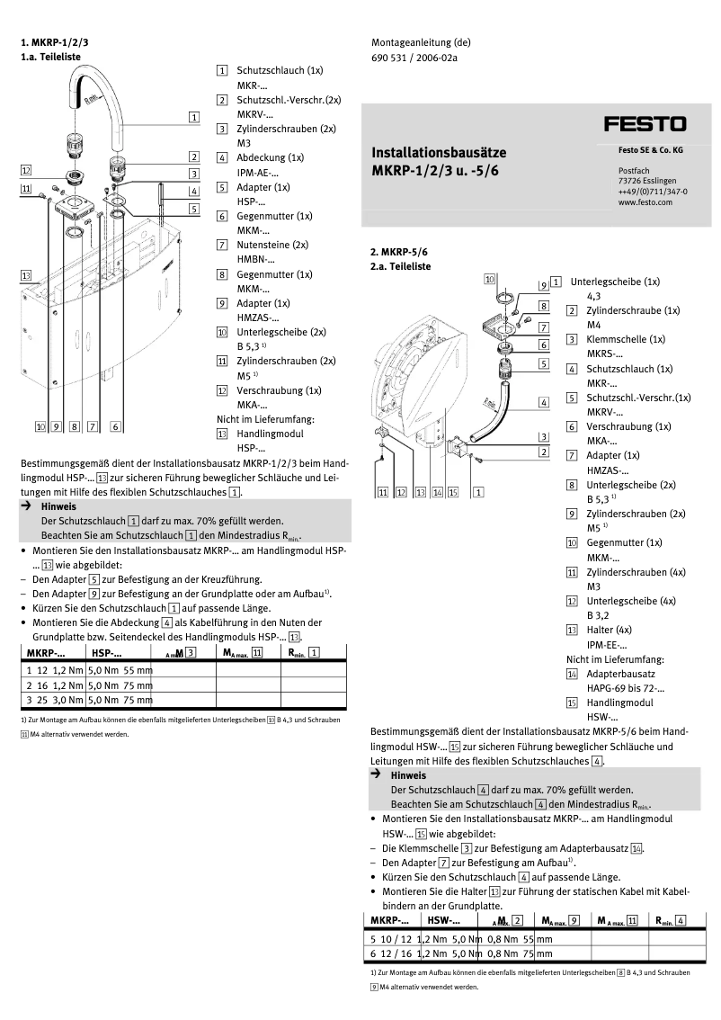 Image de la première page du manuel de l'appareil MKRP-1