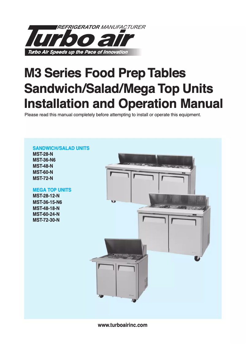 Imagen de la primera página del manual del dispositivo MST-60-24