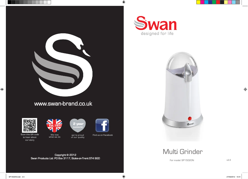 Page 1 de la notice Manuel utilisateur Swan SP15020N