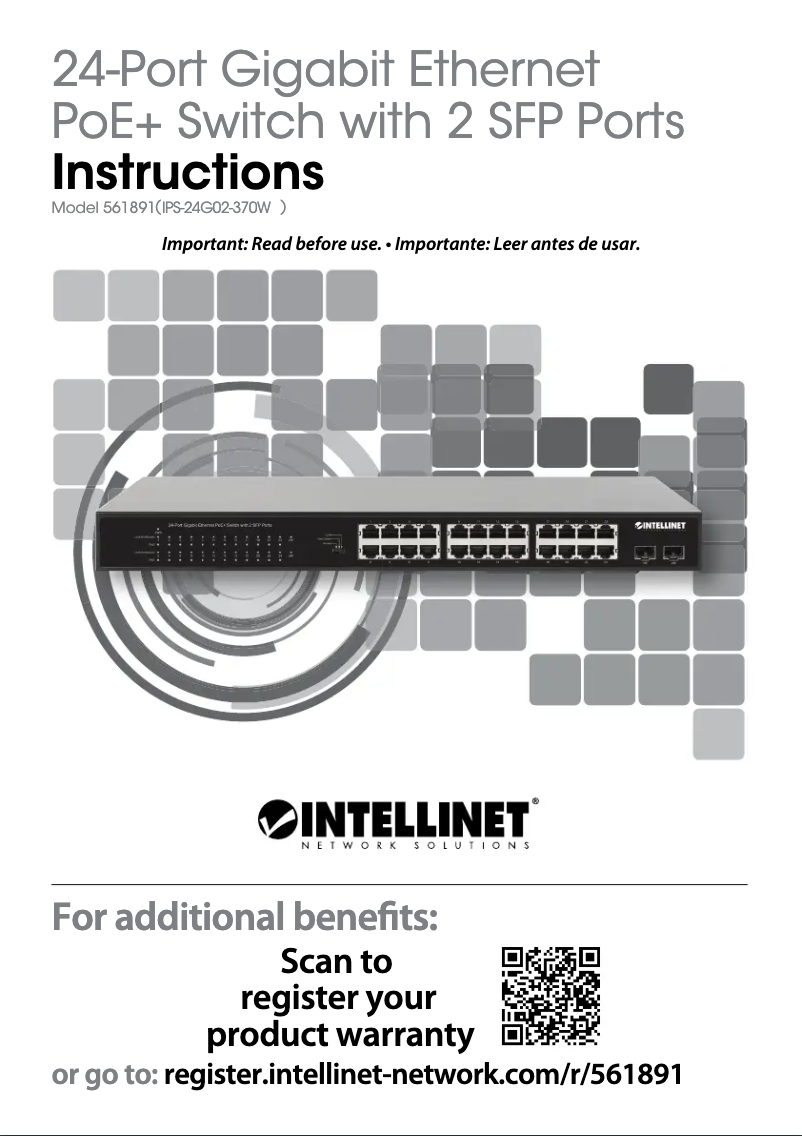 Page n°1 - Manuel utilisateur Intellinet 561891