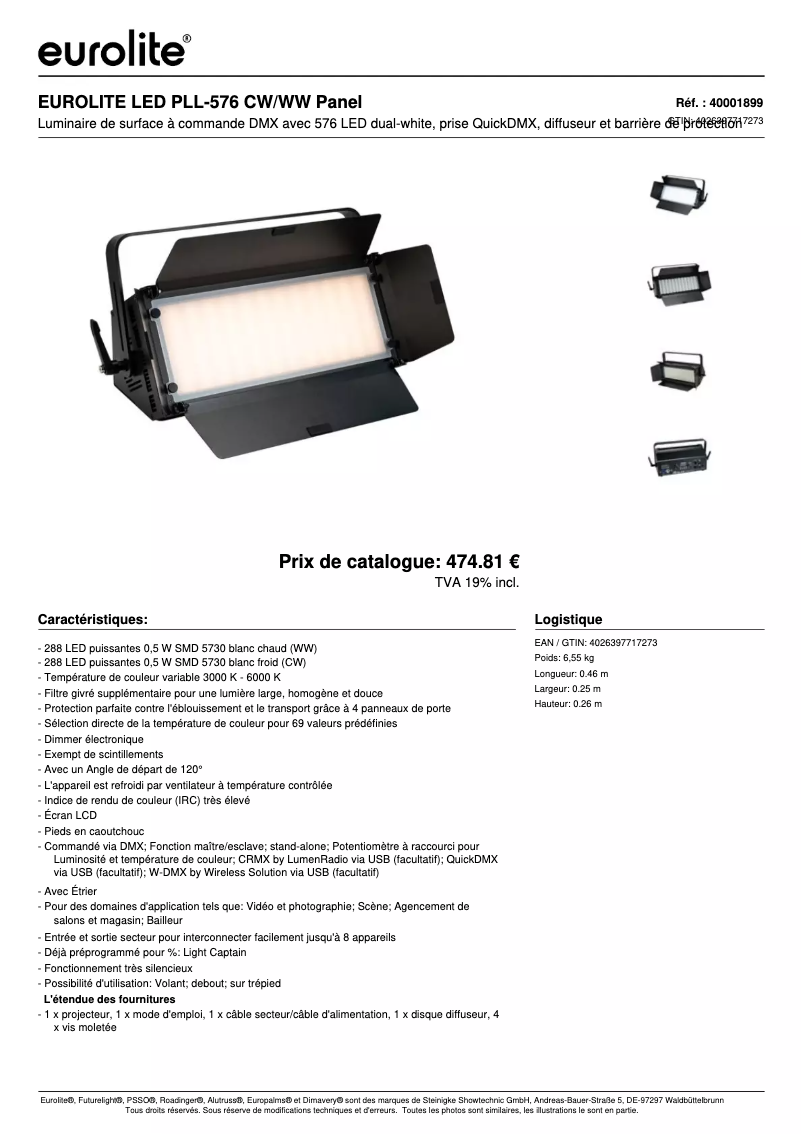 Image de la première page du manuel de l'appareil PLL-576 CW