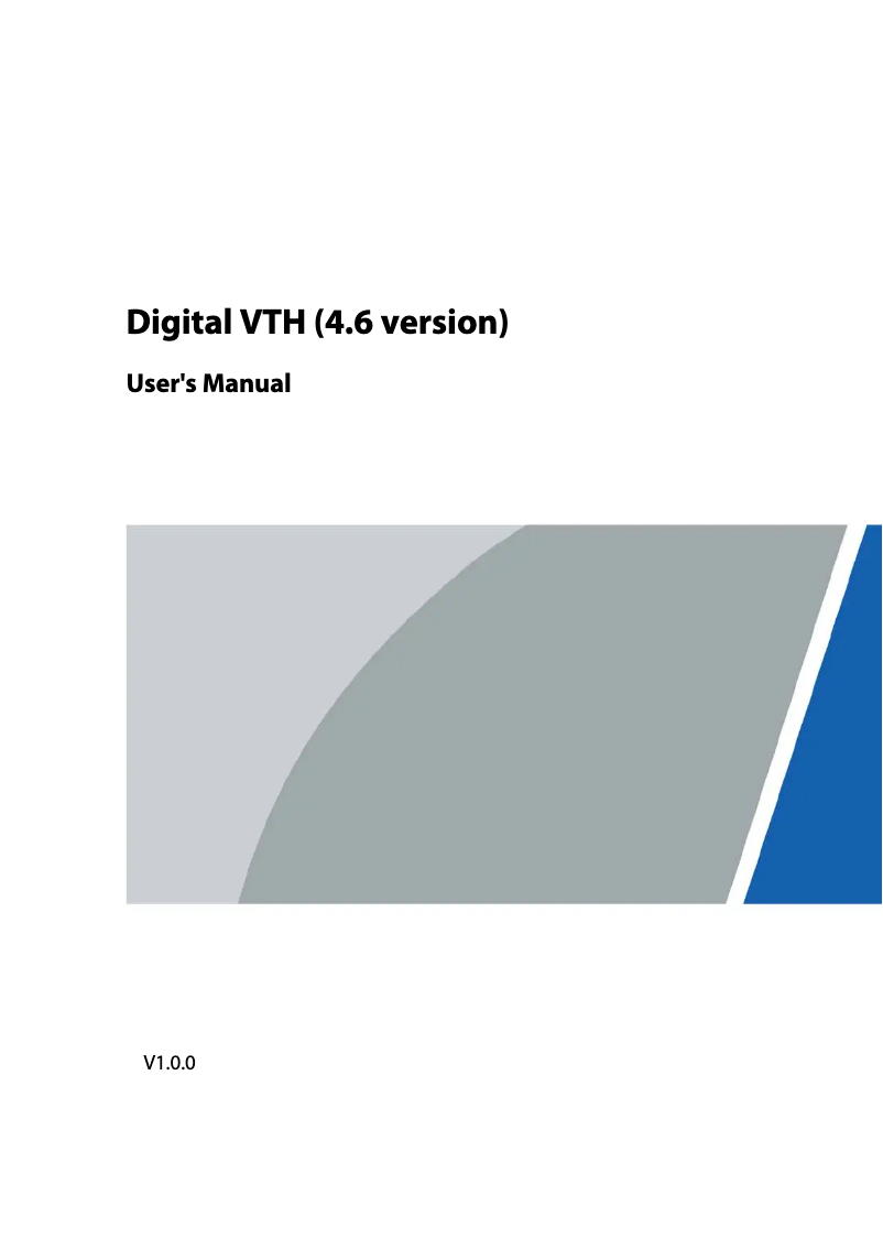 Image de la première page du manuel de l'appareil VTM57R