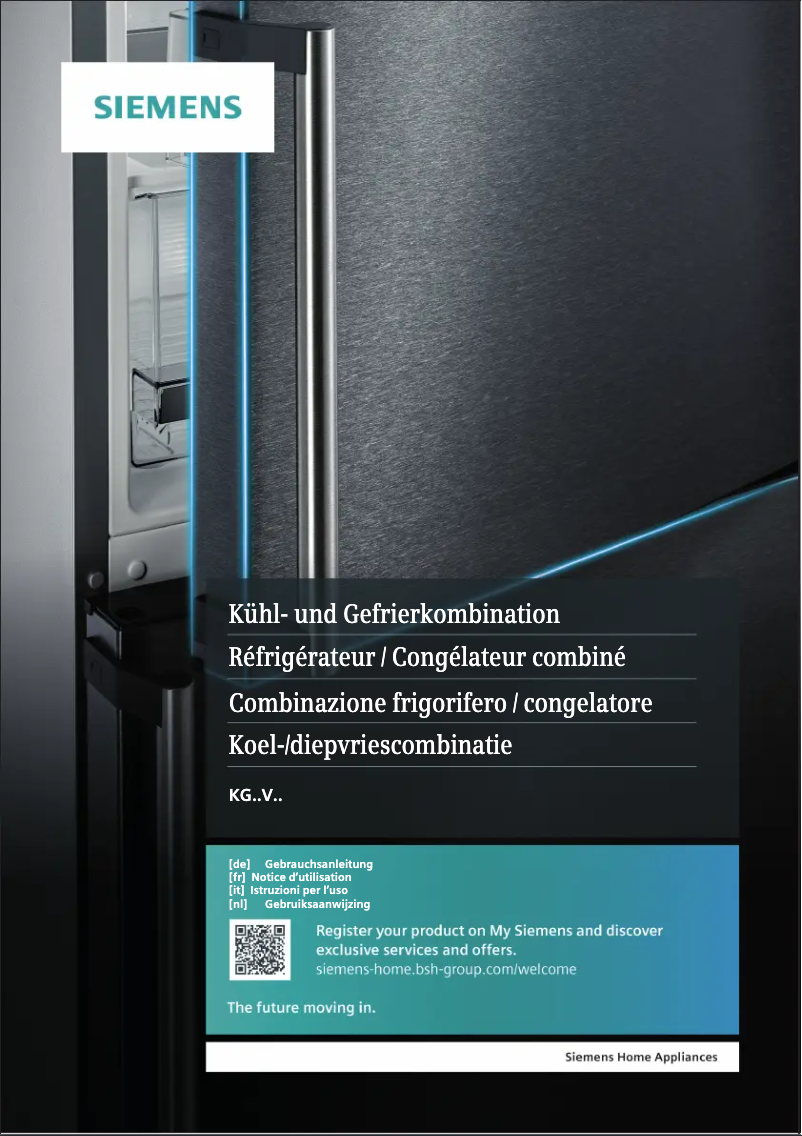 Page n°1 - Manuel utilisateur Siemens iQ300 KG36VVLEA