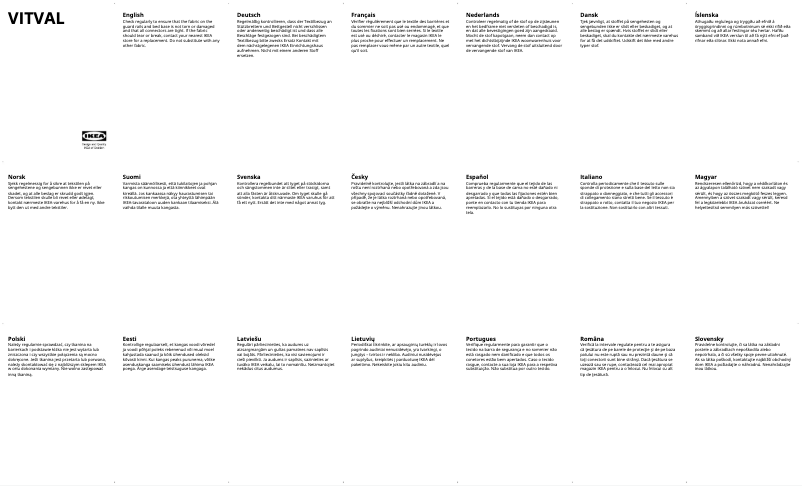 Image de la première page du manuel de l'appareil VITVAL 604.112.73