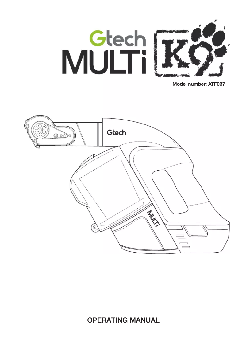Page 1 de la notice Manuel utilisateur G-Technology Multi K9 ATF037