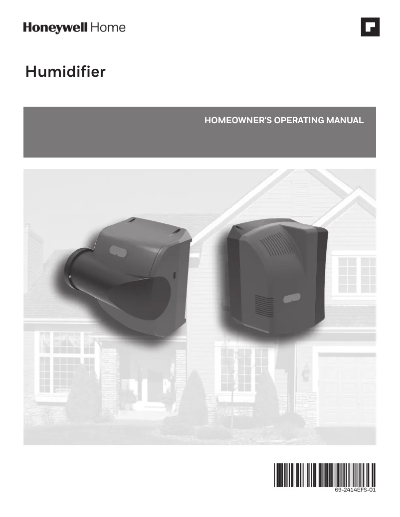 Page n°1 - Manuel utilisateur Honeywell HE200A1000