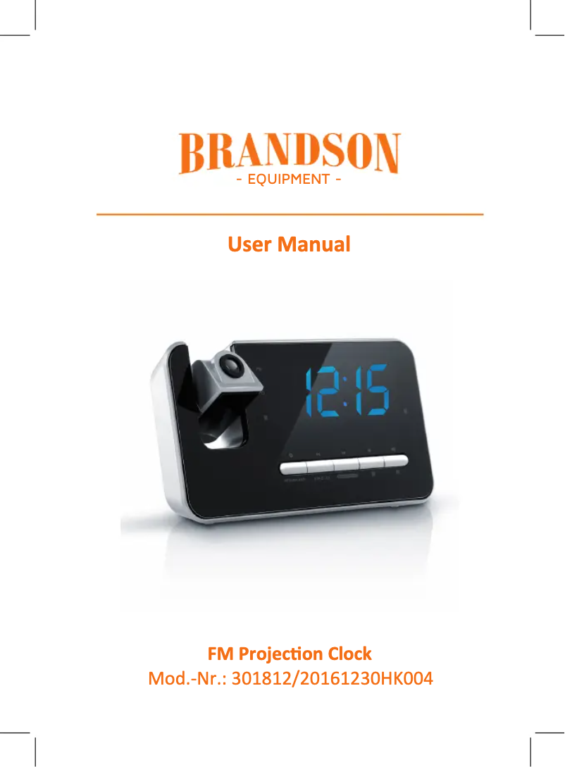 Page n°1 - Manuel utilisateur Brandson 301812