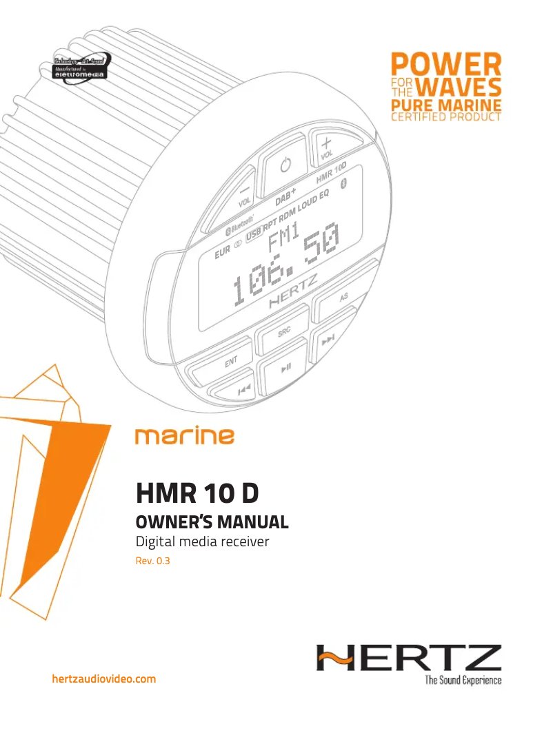 Page 1 de la notice Manuel utilisateur Hertz HMR 10 D