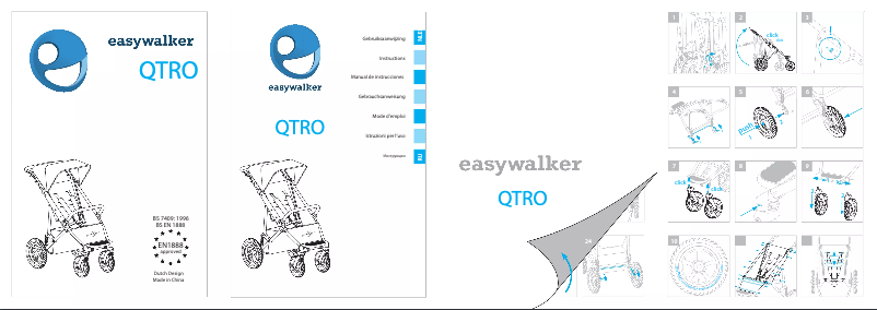 Page n°1 - Manuel utilisateur Easywalker Qtro