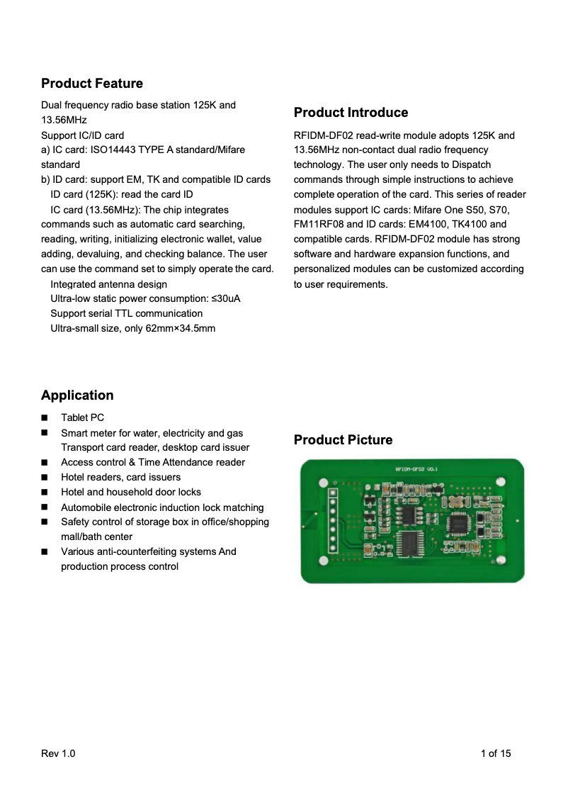 Page 1 de la notice Manuel utilisateur QUIO QU-CD-720M