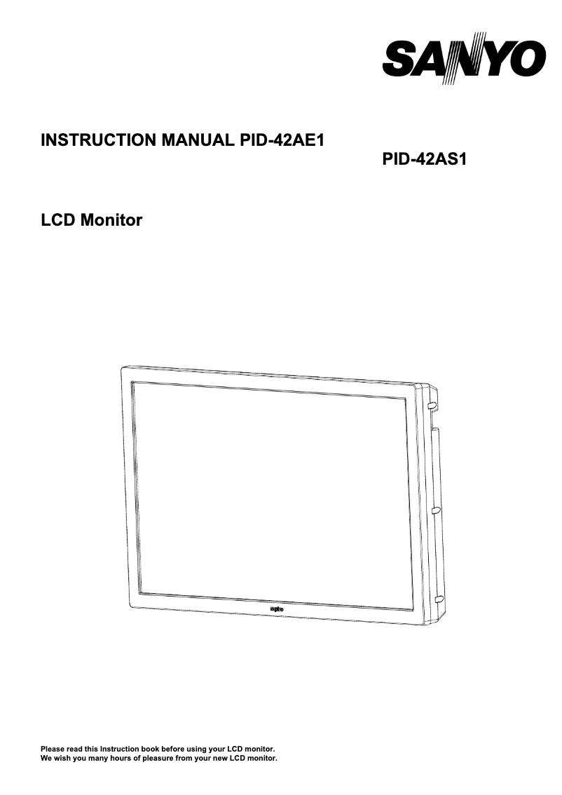Image de la première page du manuel de l'appareil PID-42AE1