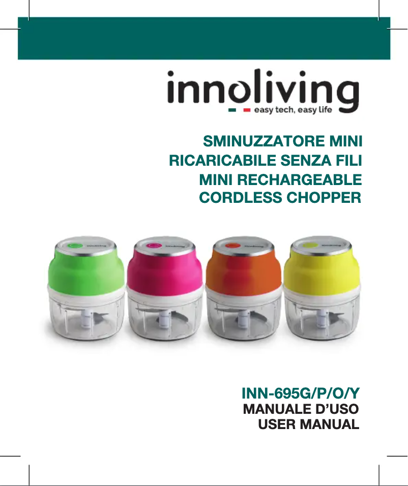 Image de la première page du manuel de l'appareil INN-695