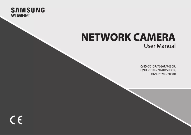 Page n°1 - Manuel utilisateur Wisenet QND-7010R