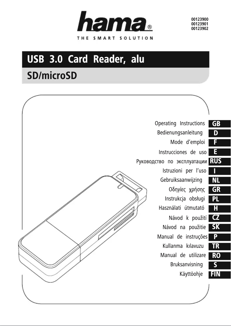Image de la première page du manuel de l'appareil 123900
