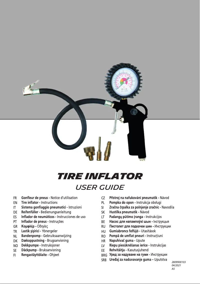 Page 1 de la notice Manuel utilisateur Abac G-580