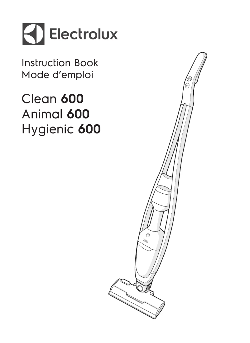 Page 1 de la notice Manuel utilisateur Electrolux Hygienic 600 ES62HB25SH