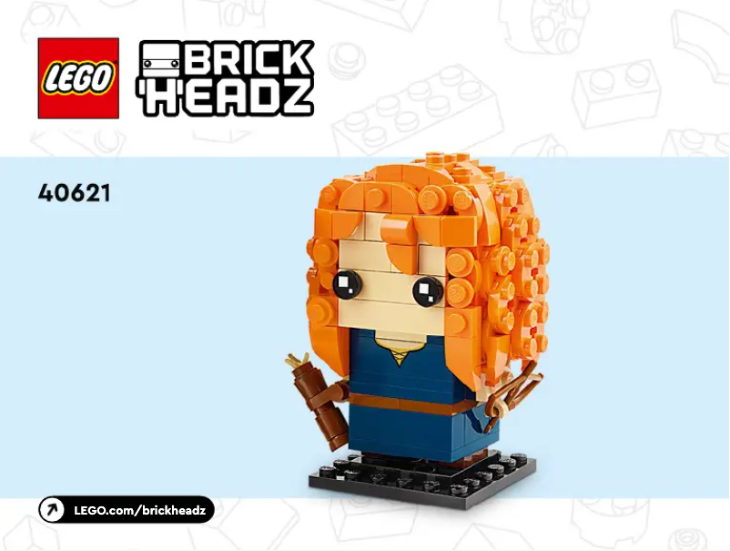 Image de la première page du manuel de l'appareil Brickheadz 40621