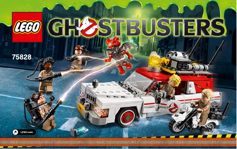 Page 1 de la notice Manuel utilisateur Lego Ghostbusters 75828