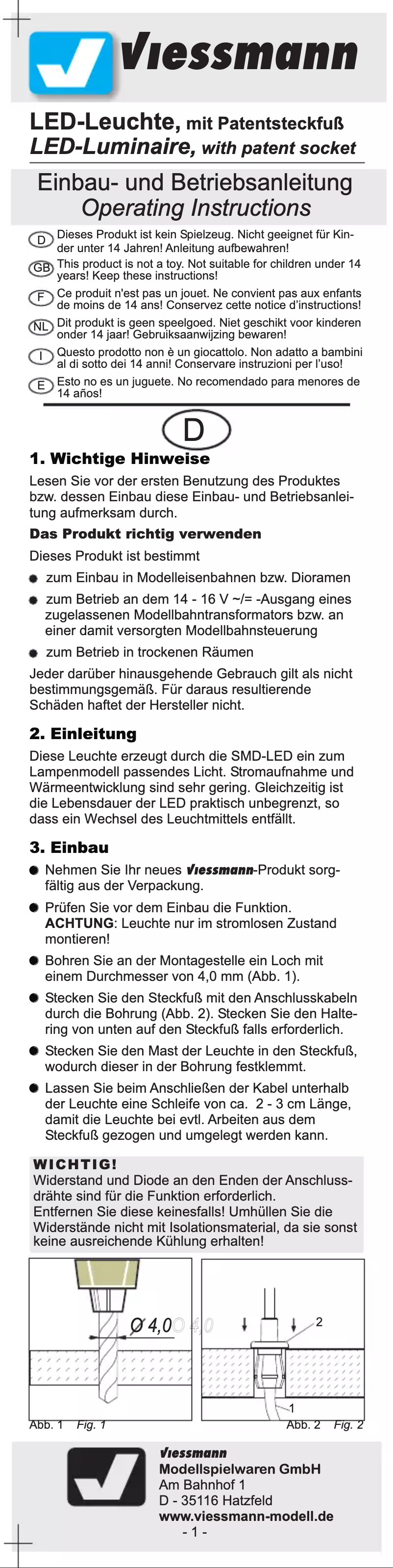 Page 1 de la notice Manuel utilisateur Viessmann 6497