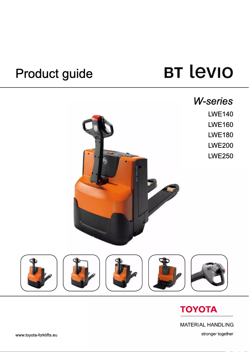 Page n°1 - Manuel utilisateur BT Levio LWE160