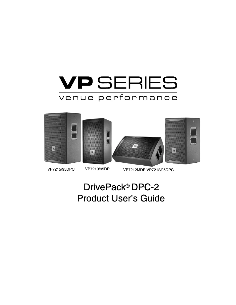 Image de la première page du manuel de l'appareil VP7212MDP