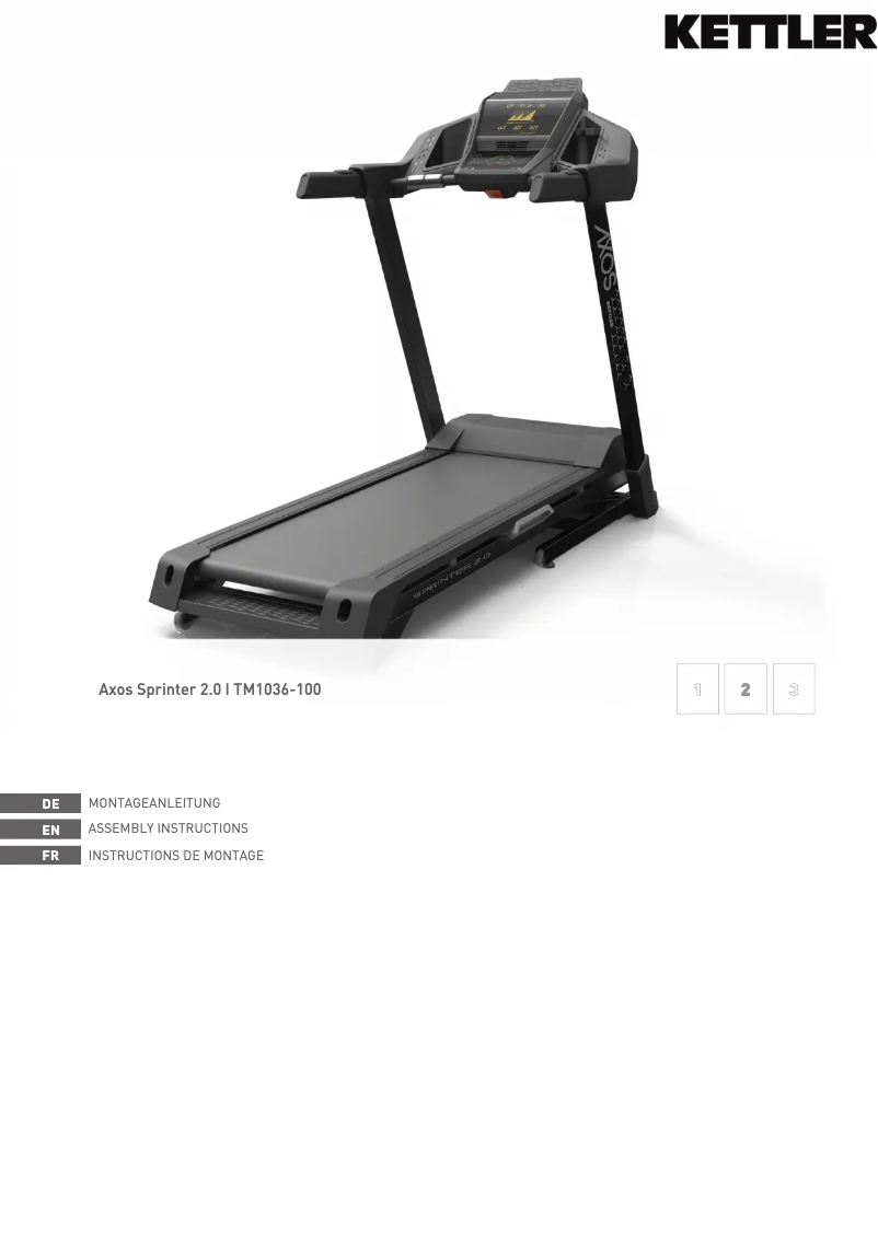 Página 1 del manual Manual de usuario Kettler Axos Sprinter 2.0