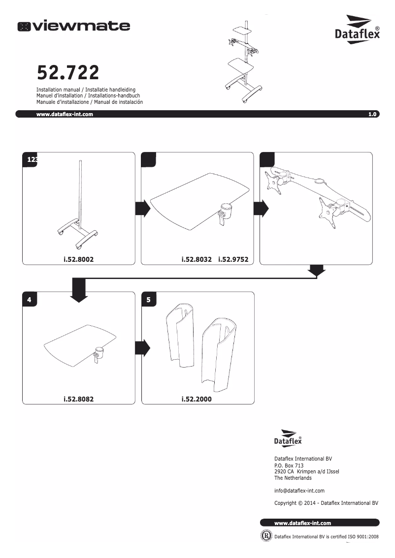 Page 1 de la notice Manuel utilisateur Dataflex ViewMate 722