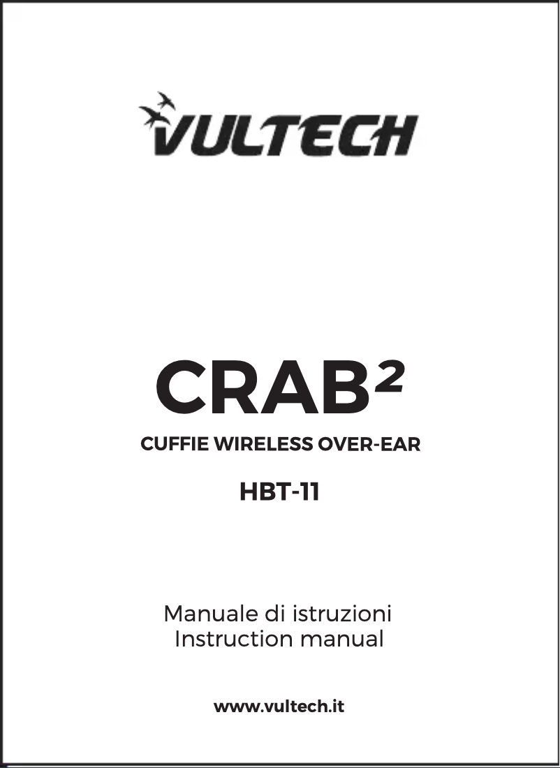 Image de la première page du manuel de l'appareil Crab 2 HBT-11