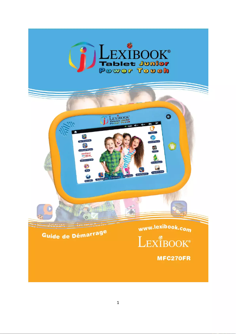 Page n°1 - Manuel utilisateur Lexibook MFC270FR