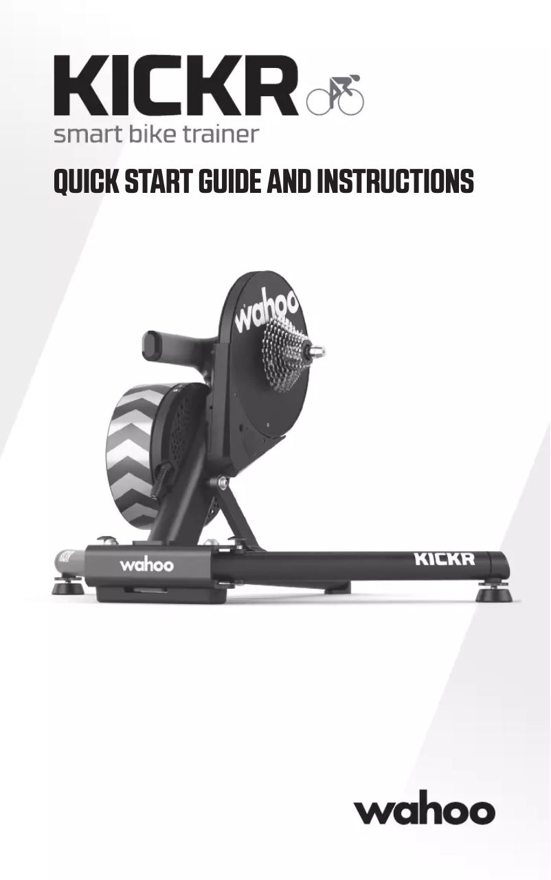 Page n°1 - Manuel utilisateur Wahoo Kickr 18