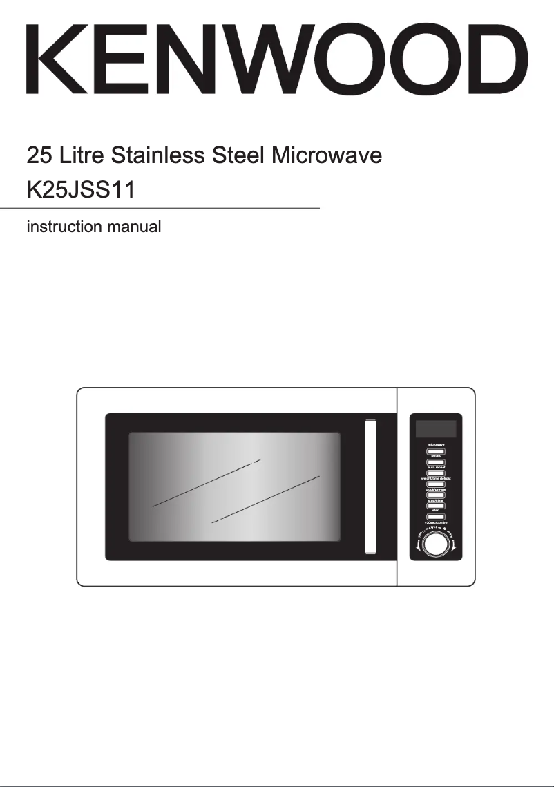 Page 1 de la notice Manuel utilisateur Kenwood K25JSS11