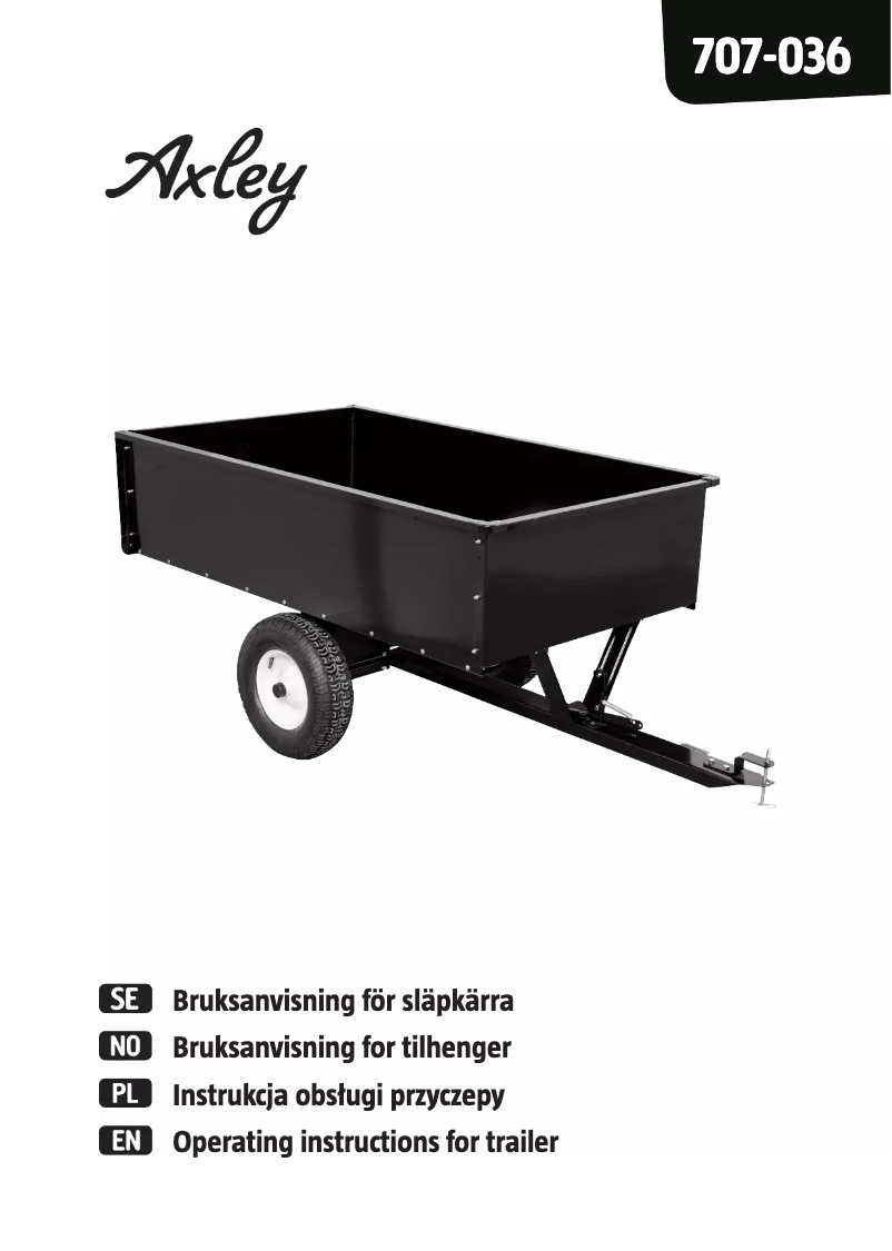 Image de la première page du manuel de l'appareil 707-036