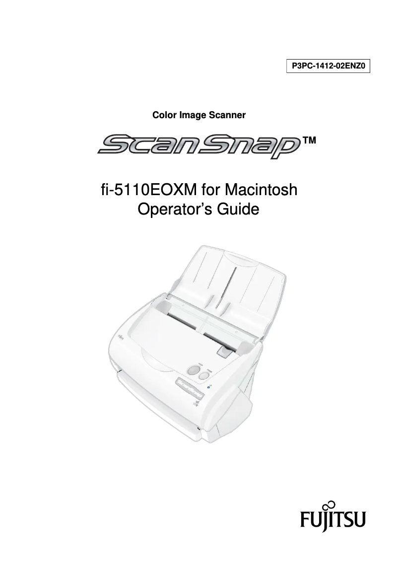 Image de la première page du manuel de l'appareil ScanSnap fi-5110EOXM