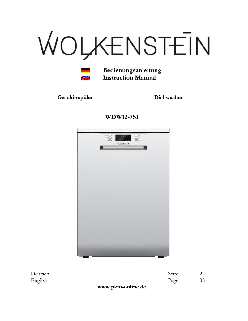 Page n°1 - Manuel utilisateur Wolkenstein WDW12-7SI