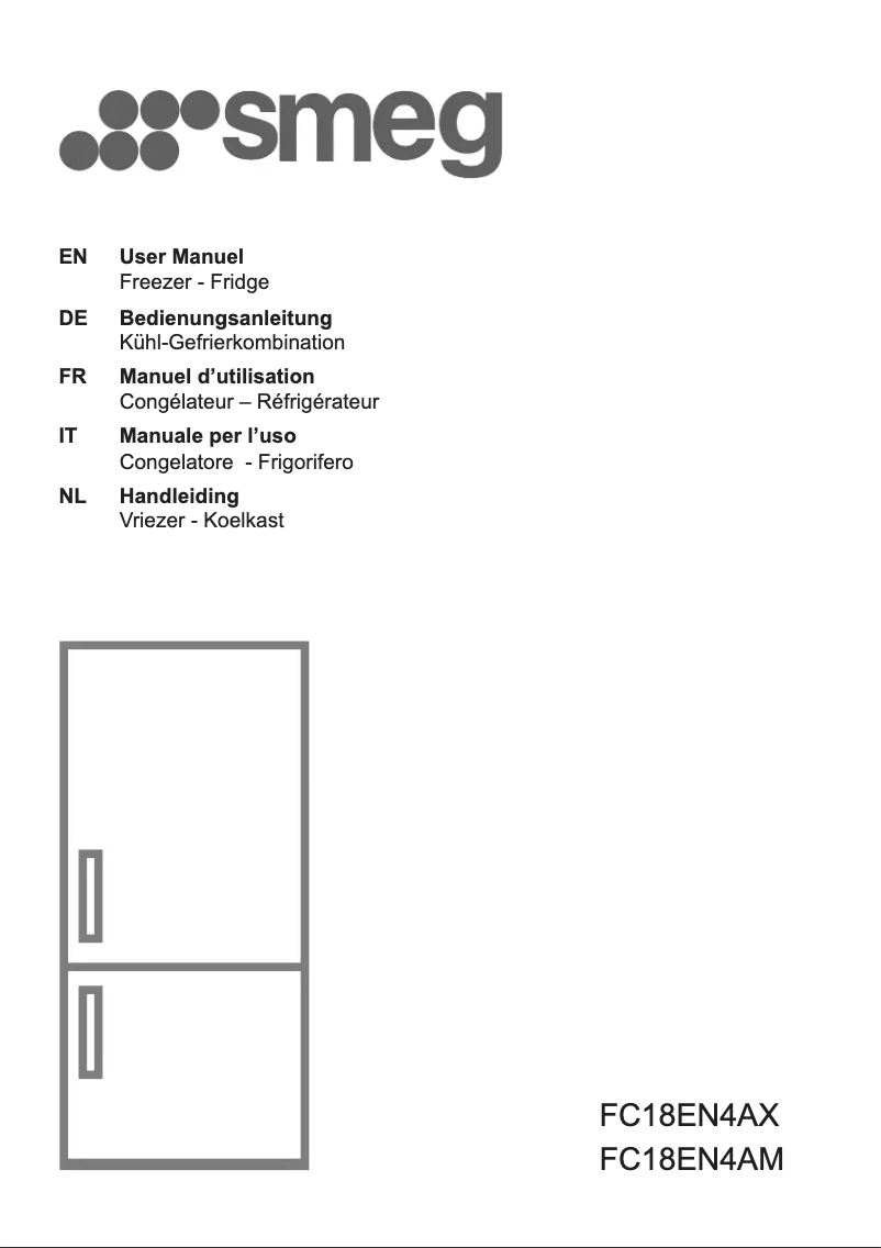 Page 1 de la notice Mode d'emploi Smeg FC18EN4AX