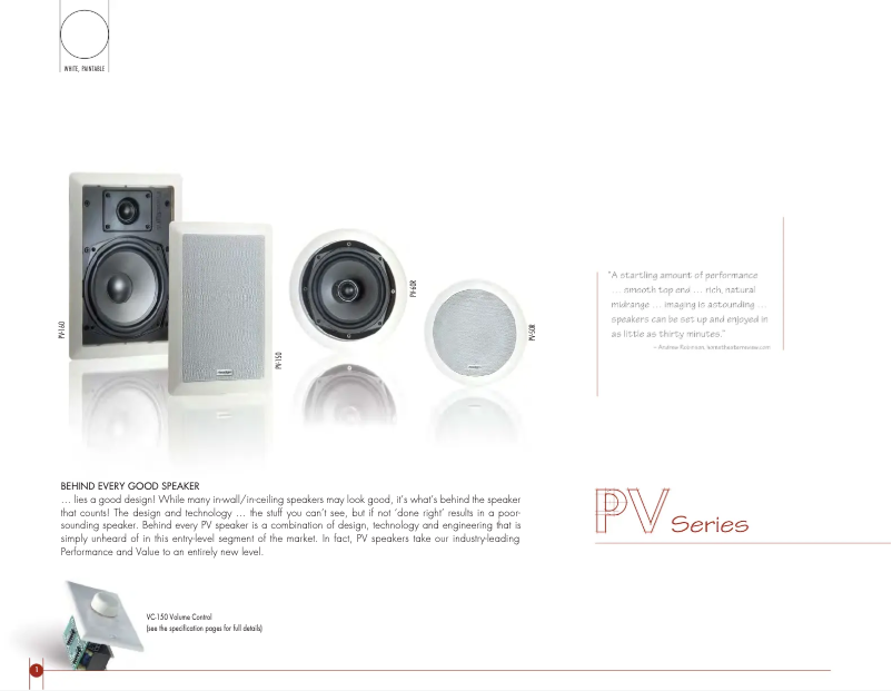 Image de la première page du manuel de l'appareil PV-60R