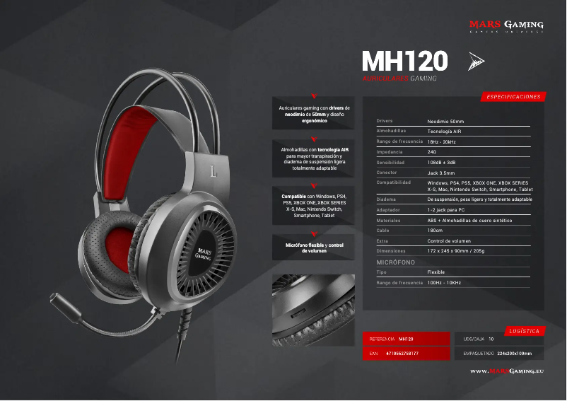 Image de la première page du manuel de l'appareil MH120