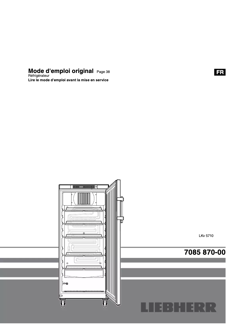 Page n°1 - Manuel utilisateur Liebherr LKv 5710