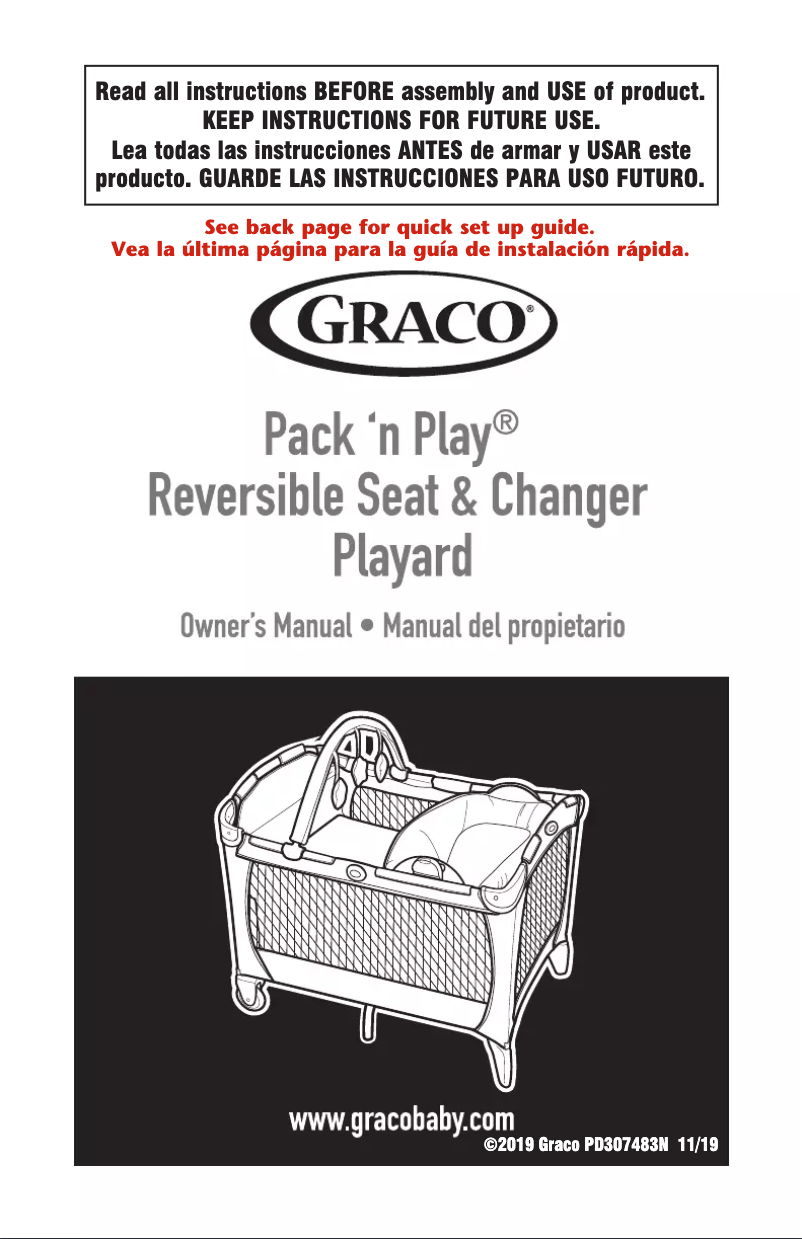 Image de la première page du manuel de l'appareil Pack 'n Play Playard
